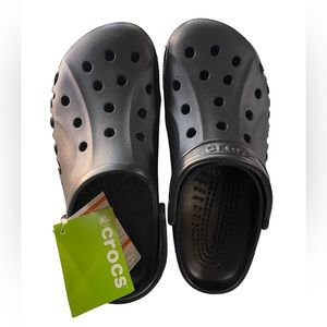 Baya Black Roomy Unisex Crocs NWT - M9, W11